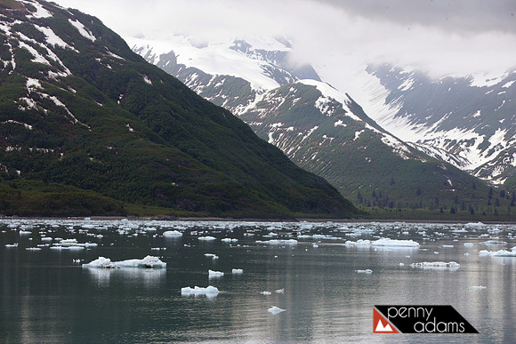 Glacial Waters Near the Hubbard Glacier, Alaska