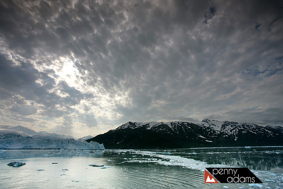 Glacial Waters Near the Hubbard Glacier, Alaska