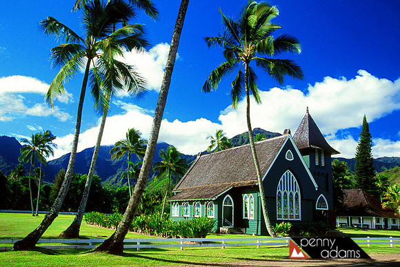 Waioli Huiia Church, Hanalei, Kauai, Hawaii