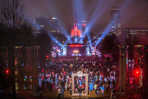 2016 New Year's Eve Celebration, Bicentennial Mall, Nashville, TN