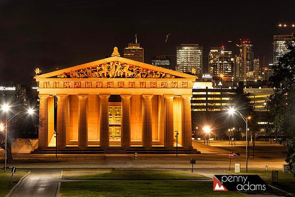 Parthenon at Night 2024, Nashville, TN
