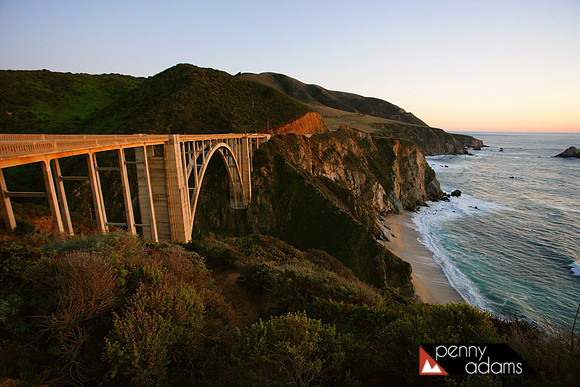 Bixby Bridge at Sunset, Big Sur, California