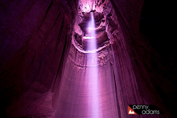 Ruby Falls in Pink, Lookout Mtn, Chattanooga, Tennessee