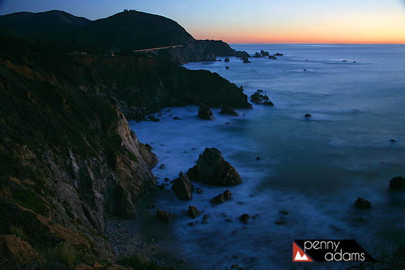 Big Sur at Twilight, California