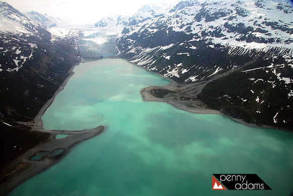 Aerial View of Glacier Bay National Park, Alaska