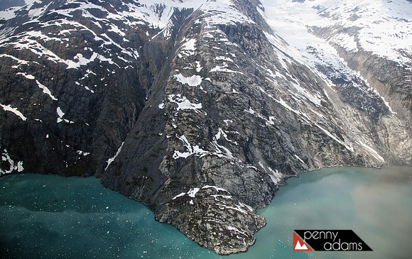 Aerial View of Glacier Bay National Park, Alaska