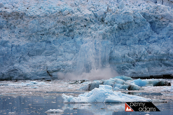Glacial Waters Near the Hubbard Glacier, Alaska