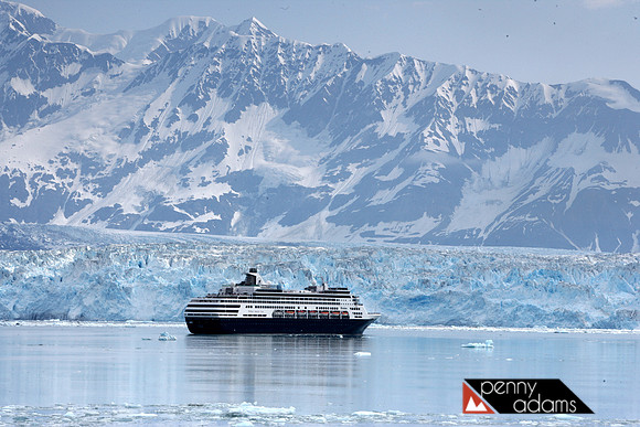 Glacial Waters Near the Hubbard Glacier, Alaska