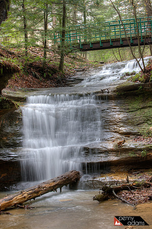 Old Man's Cave Waterfall, Hocking Hills State Park, Ohio
