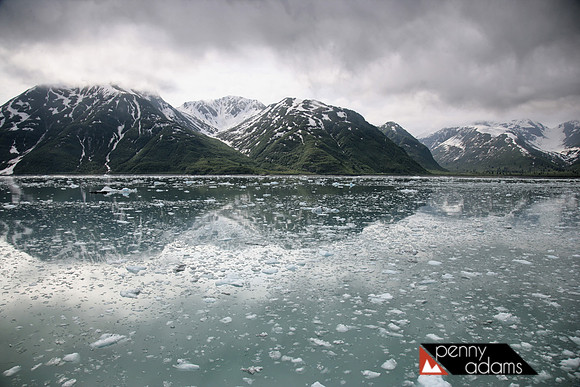 Glacial Waters Near the Hubbard Glacier, Alaska