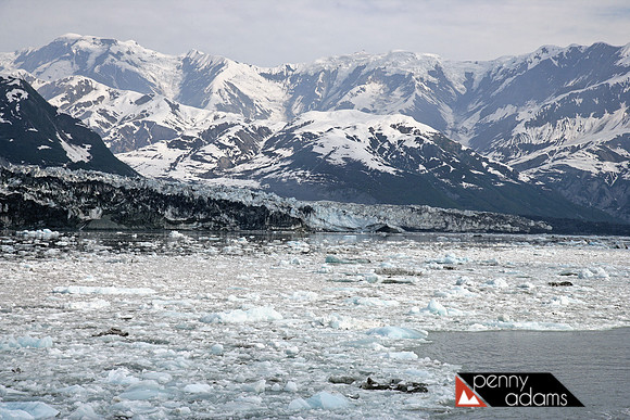 Glacial Waters Near the Hubbard Glacier, Alaska
