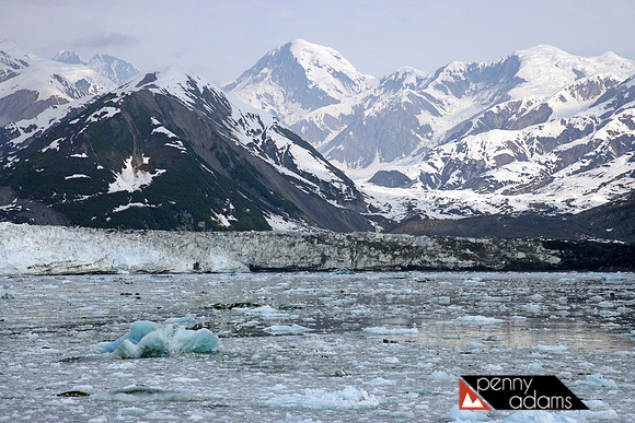 Glacial Waters Near the Hubbard Glacier, Alaska