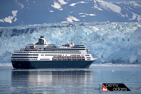 Glacial Waters Near the Hubbard Glacier, Alaska